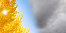 Von viel Oktobersonne bis hin zu Herbstgrau